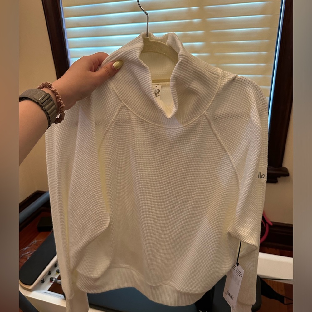 ALO yoga mock neck sweater